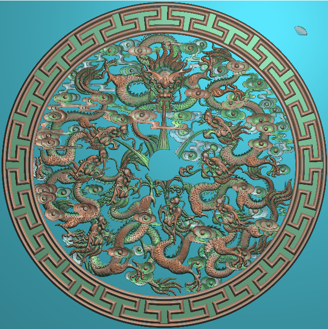 EPS浮雕之中華龍系列