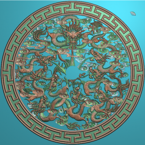 EPS浮雕之中華龍系列