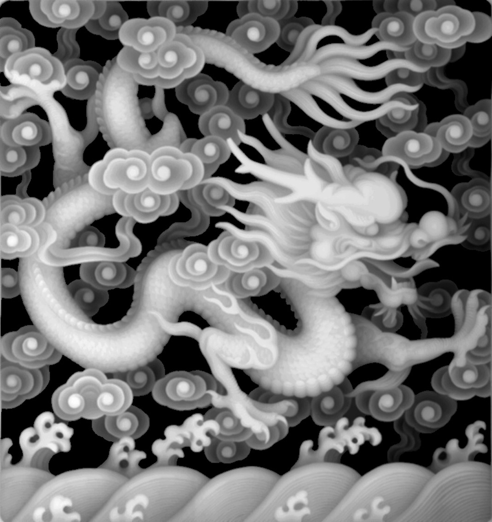 發泡陶瓷線條浮雕